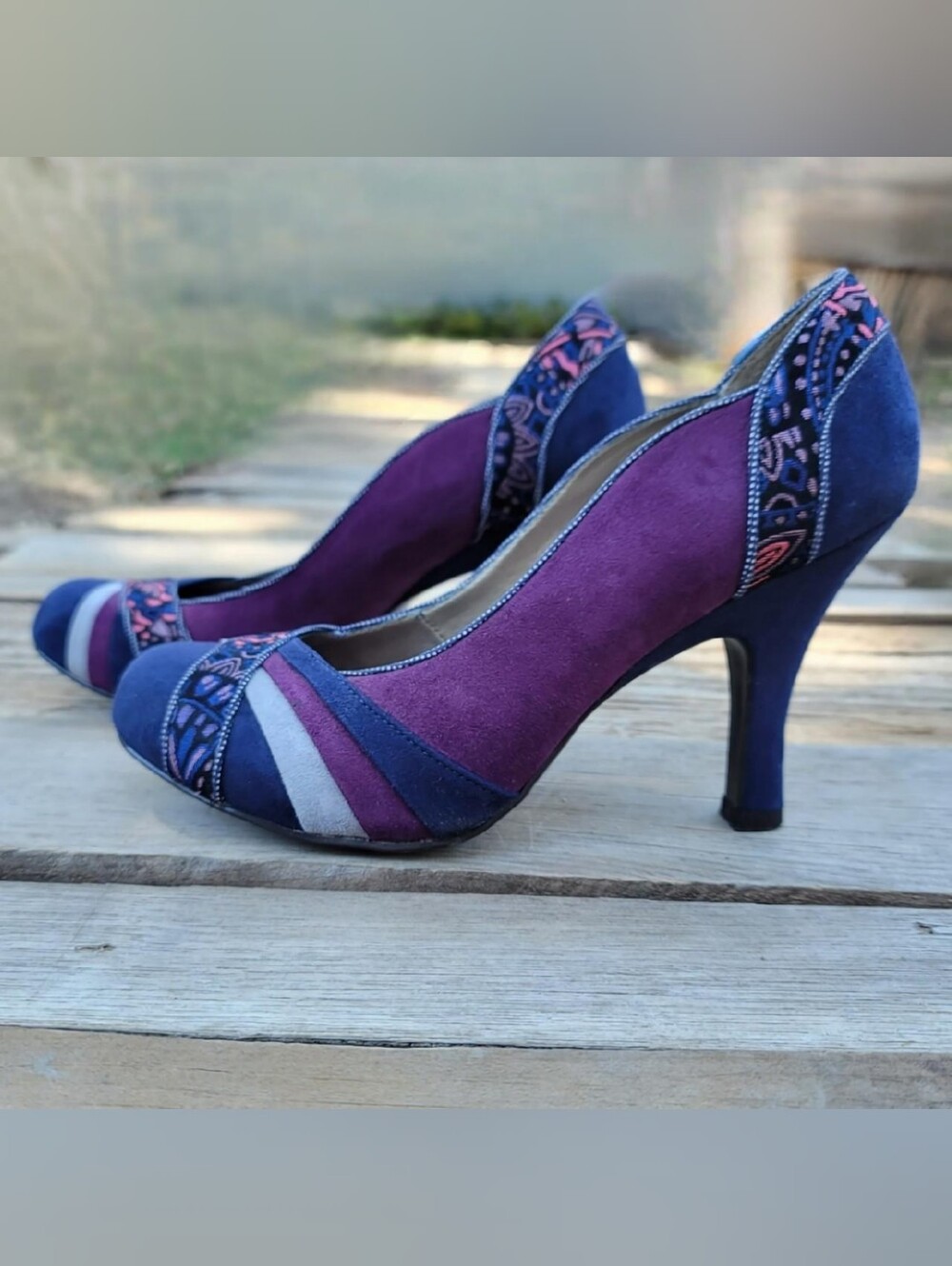 Ruby Shoo Heather Retro Vintage Style Heels Sz 6